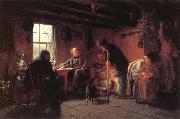 Eastman Johnson The Pension Agent oil